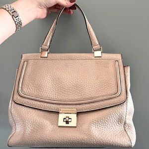 Cream Leather Kate Spade Purse